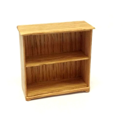 1/2" Scale Bookcase, Oak